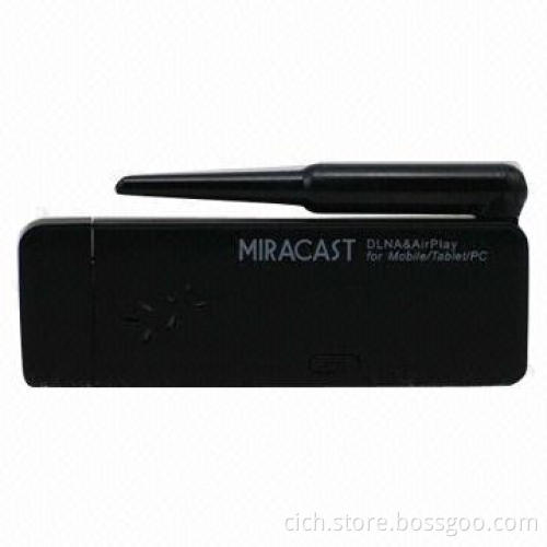Wi-Fi Display Dongle, Supports Miracast/DLNA/Airplay and Android 4.2 OS/Mac/iOS, with Antenna
